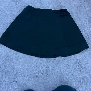 Black tennis skirt